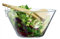 SOLAVIA Large Clear Deep Glass Dish Basic Round Fruit Dessert Trifle Bowl H13cm D25cm Salad Mixing Bowl Home Décor 3L Pear 1 Salad Server Included Pack of 2