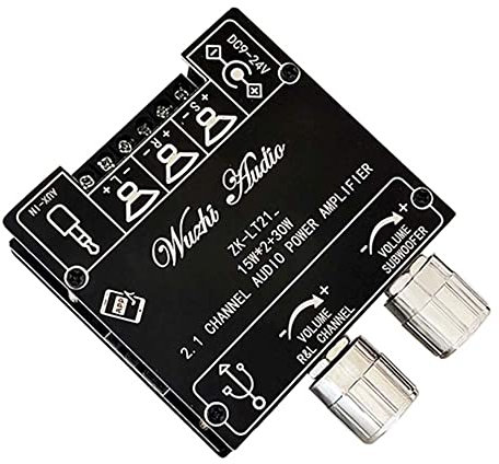 ZK-LT21 audio digital amplifier board module 2.1 channel 15W+15W+30W with subwoofer