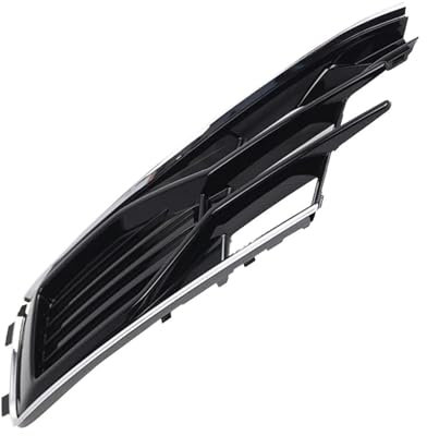 NEGRO Auto Frontschürze Unteren Kühlergrill Nebel Licht Gitter Abdeckung Fit for A6 C7 Limousine 2014-2018 4G0807681AD 4G0807682AD Auto-Nebelscheinwerfer-Zierabdeckung(Left Driver Side)