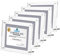 TUKA-i-AKUT 5X Acryl Bilderrahmen Rahmenlos für A3 Flyer, Doppelte Acryl Panel Kristallklar, Desktop Flyerstander Fotorahmen Display Rahmen für Familienfoto Dokumente Poster, UV-Schutz TKD9400-A3-5x
