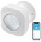 Wi-Fi Motion Sensor: Tuya Smart PIR Motion Detector with App Alerts, Battery Powered, Infrared Wireless Alarm System for Alarm System & Smart Home Automation (wifi version)