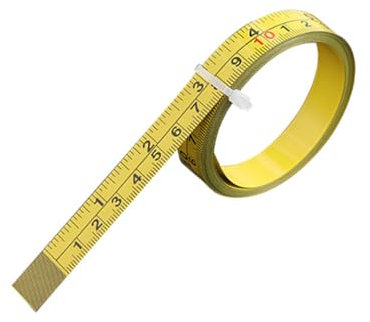 1 mètre ruban adhésif en acier, lecture droite à gauche 1 m