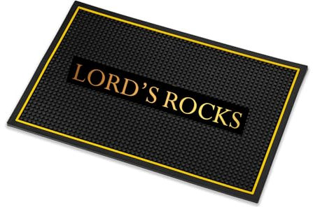 Guinness Barmatten für Arbeitsplatte, 45,7 x 30,5 cm, Barzubehör, Gilroy Art Tukan für Zuhause oder Pub