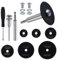 SPEEDWOX Coupe-tube intérieur en PVC 6Pcs Scie coupante avec tige ronde et tige hexagonale 1/4 » Coupe-tube intérieur Coupe-tube intérieur en plastique Plomberie Coupe-tube intérieur en plastique ABS