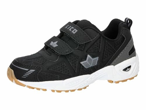Lico Flori VS Hallenturnschuhe, Schwarz/Grau, 39 EU