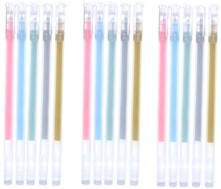 Uxsjakjsd 15PCS Schnell Trocknender Klebestift Kugelschreiber-Klebestift Schnell Trocknender Roller-Klebestift Trockener Klebestift zum Basteln, Scrapbooking