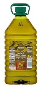 Aceite de oliva virgen Hacendado Garrafa 3 L Pack 2