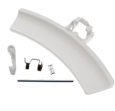 KGA SUPPLIES Tumble Dryer White Door Handle Kit Compatible with Aeg