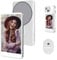 Phone Vlog Selfie Monitor Screen,Magnetic Mount Wireless Connection with Remote Control 4.02 inch 1080P Wireless Recording,Rear Camera for Selfie Vlog Live Stream,Compatible with iPhone/Android White