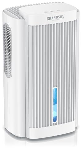 Brandson - Luftentfeuchter elektrisch - Raumentfeuchter Entfeuchter Dehumidifier – klein und leise - 2000 ml - Küche Schlafzimmer Büro Garage