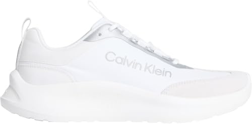 Calvin Klein Damen Runner Sneaker Light Eva zum Schnüren, Weiß (Bright White/Silver), 41