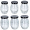 Cabilock 6 Pièces Bouteilles de Sauce Verre Transparent Lot pour Ketchup Moutarde Huile Cuisine et Pique
