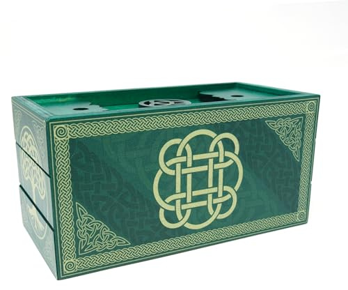 Keltische Puzzlebox von Crux Puzzles – lustige Holz-Puzzlebox mit zwei versteckten Fächern