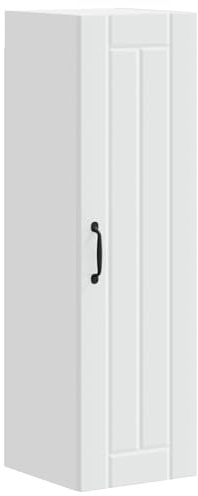 Qnhdfrt Frontale per lavastoviglie Lucca in bianco, 30 x 31 x 100 cm, frontale da cucina in legno, moderna mascherina per armadio da cucina, cucina da incasso e angolo cucina