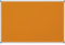 Pinnboard MAULstandard, 120 x 90 cm, hochwertiger Filz, Aluminium-Rahmen, orange