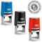 Stempel Colop Printer R 50 | mit individueller Textplatte/Logo | Ø 50 mm - 9 Zeilen rund