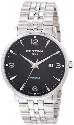 Certina Herren-Armbanduhr DS Caimano Stahl/Schwarz C035.410.11.057.00