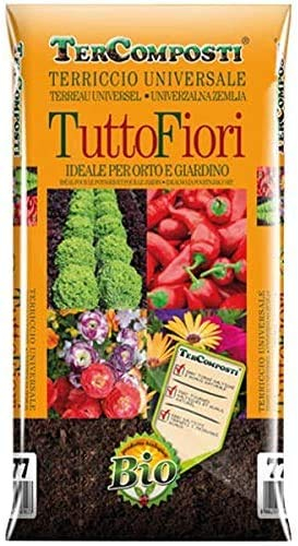 Tercomposti Terriccio Universale TuttoFiori per Orto e Giardino 20L