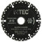 BTEC Profi Diamant-Trennscheibe Universal ALLESSCHNEIDER Trennscheibe 350mm x 25,40mm für Stahl, Eisen, Holz, GFK, Gummi, Glas, Bitumen etc