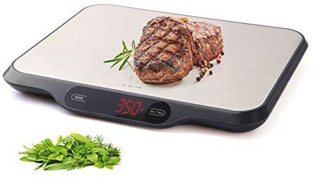 Weis Profi Küchenwaage 15kg 1g LCD Display Tara-Funktion Handgerät