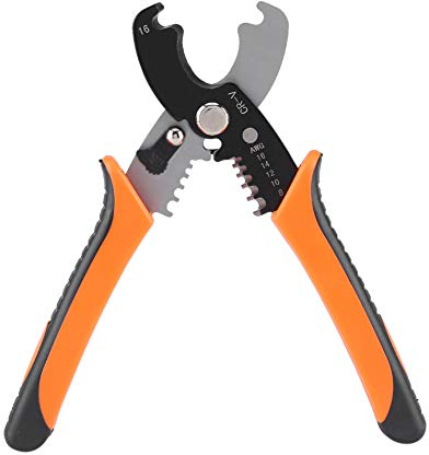 Pelacables cortador de alambre multiusos para electricistas, 6.9 pulgadas