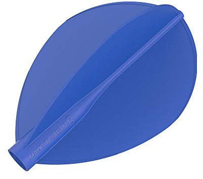 8 Flight Blaue Teardrop Shape Pro Dart Flights für Dartpfeile