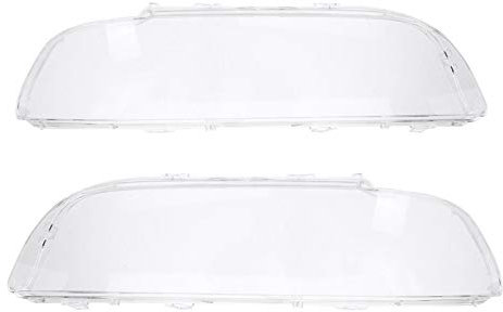 CHENSHUAI Dauerhaft Paar Scheinwerfer-Abdeckung Shell Scheinwerfer Glasobjektiv for BMW E39 Facelift 1996-2000 2001 2002 2003 63128375301 63128375302