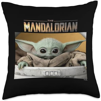 Star Wars Mandalorian The Child Sleeping Pod Portrait berwurfkissen, 45,7 x 45,7 cm, mehrfarbig