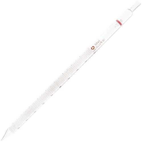 iplusmile Glas Pipette Transparente Absolvierte Pipette 50Ml Transfer Pipette für Labor Schule Zu Hause