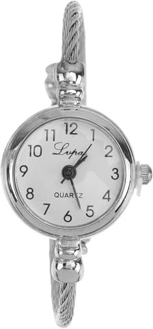 Hemobllo Bracelet Watches for Women, Womens Fashion Quartz Bangle Cuff Bracelet Wrist Watch, Women Quartz Watches,Simple Vintage Rome/Arabic Number Dial