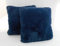 Kissenhülle 2er Set Fell Hase Blau 40x40