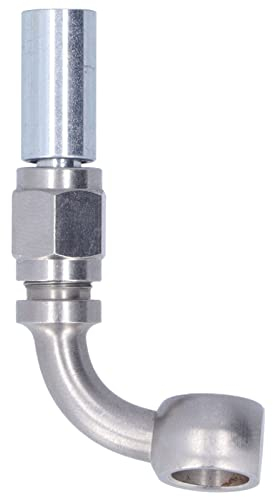 Adattatore per Tubo dell'Olio del Freno del Motociclo, 4 Pezzi 75 Gradi M10 in Acciaio Inossidabile - Sostituzione Raccordo Banjo per Parti del Freno/Frizione/Linea