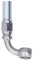 Adaptateur de Tuyau D'huile de Frein de Moto, 4 Pièces 75 Degrés M10 Tuyau D'huile de Frein de Moto en Acier Inoxydable Raccord Banjo de Remplacement pour Pièces de Frein/Embrayage/Conduites de Pr