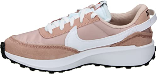 Nike Waffle Debut, Scarpe da Ginnastica Donna, Oxford Rosa/Whisper Bianco, 38 EU