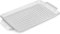 Navaris Vaschetta Barbecue Acciaio Inox - Griglia Rettangolare 27x18cm - Vassoio Forato Forno - Cestino Verdura Grigliata Carne Pesce BBQ Grill 300°C