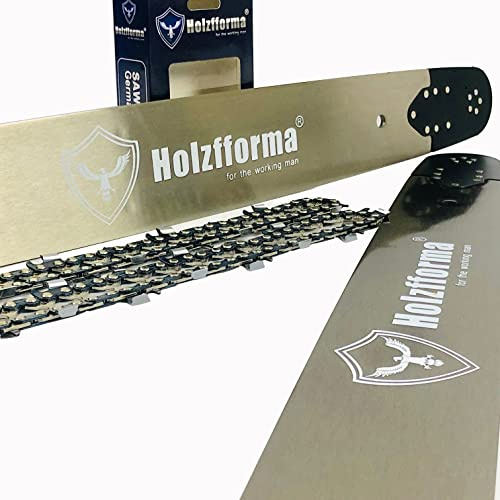 JonCutter 36 Inch Holzfforma Pro Solid Bar & Full Chisel Chain Combo 3/8 .063 114DL Compatible With Stihl MS440 MS441 MS460 MS461 MS660 MS661 MS650 066 065 064 Chainsaw