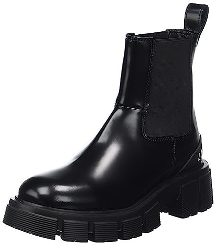 Love Moschino Damen Stiefel, Schwarz, 35 EU
