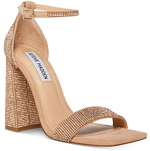 Steve Madden Damen Tiaa Sandale mit Absatz, Blush, 39 EU