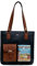 DOGO Vegane Damen Umhängetaschen - Handgefertigt Schultertaschen und Handtasche - Multi Pocket Bag - Burano Island