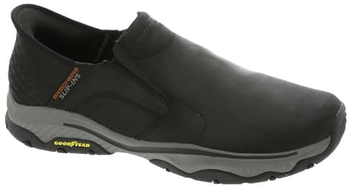 Skechers Craster Lanigan - Zapatillas sin Cordones para Hombre, Negro -, 43 EU