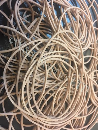 Rubber Bands No.19 90mm x 1.5mm Colour Natural 1lb/454g