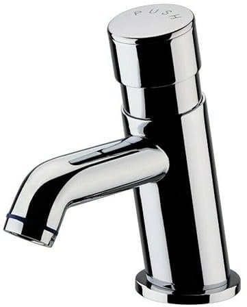 Teams Non Concussive Self Closing Push Down Type Basin Sink Mono Tap TAV