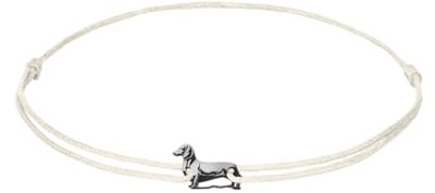 ZILIA Dachshund Dog Bracelet cream M