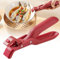 Bimhayuu Multi-Purpose Anti-Scald Bowl Holder Clip for Kitchen, Silicone Non-Slip Heat Insulation Anti-Scald Clip,Bowl Holder Pot Pan Gripper Tongs,Hot Pan Grabber Hot Dish Tongs (Red)