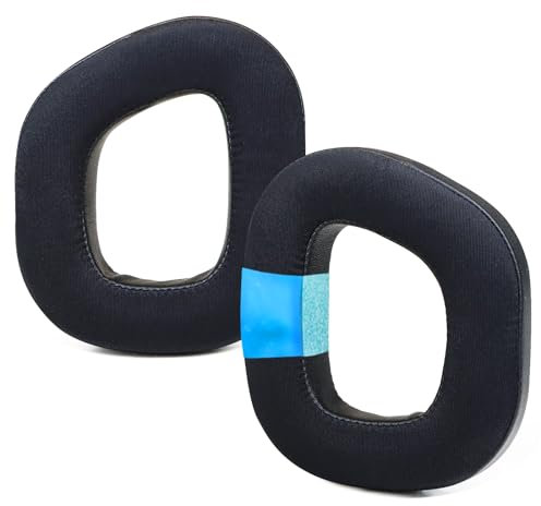 SINOWO Replacement Cooling Gel Ear Pads for Corsair HS80 Max/HS80 USB Wired/HS 80 RGB Wireless Gaming Headset, High Density Noise Insulation Foam Ear Cushions (Black)