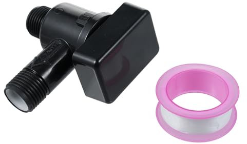 HUIOP Clapet Anti-Retour pour disjoncteur à Vide pour VR,Clapet Anti-Retour à Brise-Vide pour Camping-Car 1/2 Pouce NPT mâle pour système de rinçage du réservoir d'eau Noire - Empêche Le Reflux et