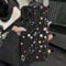Floral Case for iPhone 15 Pro Max 6.7, Flower Pattern with Vines Design Cover, Floral Stylish Silicone Bumper, Soft Slim TPU All-inclusive Lens Shockproof Elegant Cover (Black 02, 15 Pro Max)