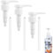 HQRKOTM 3 Stück Dosierpumpe 1L Sirup,Schraubflasche Dosierspender Sirupspender Wiederverwendbar Pumpaufsatz Shampoo Pumpspender Pumpkopf für 28/410 Gewindebehälter Flasche