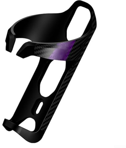 Porte-bidon de vélo en fibre de carbone léger et haute résistance pour VTT Violet