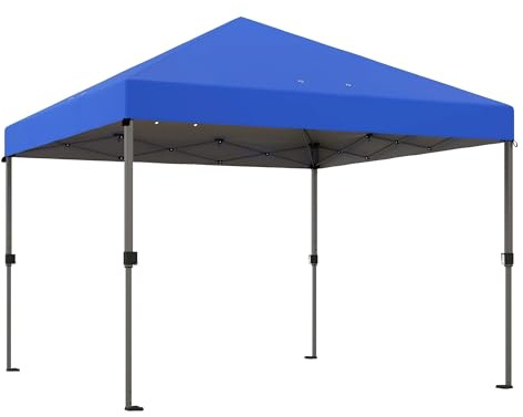 Pop Up Gazebo Pop Up Gazebo, Person Easay Setup Marquee Party Tent Straight Legs, Wheeled Bag, Stakes for event shelters(Light Grey)